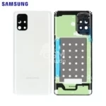 Cache Arrière Original Samsung Galaxy M51 M515 Blanc