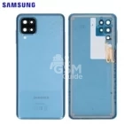 Cache Arrière Original Samsung Galaxy A12 Nacho A127 Bleu