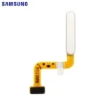 Lecteur Empreinte Original Samsung Galaxy M52 5G M526 Blanc