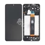 Écran tactile haut de gamme avec cadre pour Samsung Galaxy M13 5G M136 Noir