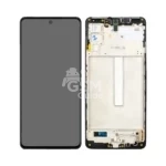 Ecran Tactile Oled avec Châssis Samsung Galaxy M52 5G M526 Noir