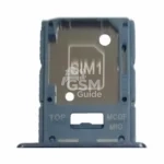 Tiroir Sim Premium Samsung Galaxy M34 5G M346 Bleu