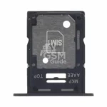 Tiroir Sim Premium Samsung Galaxy A15 4G A155 Noir