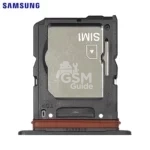 Tiroir SIM Original Samsung Galaxy M55 5G M556 Noir