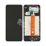 Écran tactile OEM avec cadre pour Samsung Galaxy M12 noir