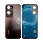 Coque arrière premium pour Vivo Y28s 5G Marron moka