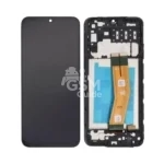 Ecran Tactile OEM avec Châssis Samsung Galaxy A14 4G A145 Yellow Flex Noir