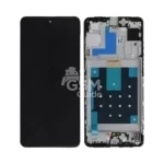 Ecran Tactile Original Assembled avec Châssis Compatible Samsung Galaxy M55 5G Noir
