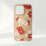 Coque Silicone avec magsafe pour iPhone 16 Pro Max / 15 Pro Max / 17 Pro  - Floral