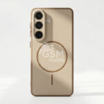 Coque silicone avec MagSafe pour S26 / S26 Ultra en couleur Or