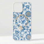 Coque Silicone avec magsafe pour iPhone 15 Pro Max / 16 Pro Max - Floral