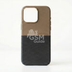 Coque en cuir pour iPhone 16 Pro Max / 15 Pro Max  - Marron