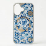 Coque Silicone avec magsafe pour iPhone 17 - Floral