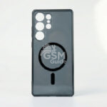 Coque silicone avec MagSafe pour S24Ultra S25 Ultra Gris
