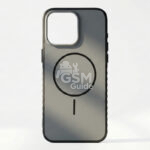 Coque silicone argent avec MagSafe pour iPhone 15 et iPhone 15 Pro Max