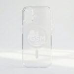 Coque silicone transparente avec MagSafe pour iPhone 16 et iPhone 17