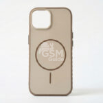 Coque silicone Or avec MagSafe pour iPhone 15 PRO MAX/ iPhone 15