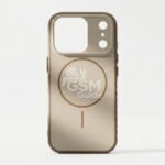 Coque silicone Or  avec MagSafe pour iPhone 17 PRO MAX