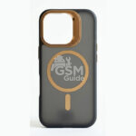 Coque Silicone avec magsafe pour iPhone 14 Plus / 15 Plus / 15 / 15 Pro Max / 16 Pro / 16 - Gold