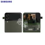 Cache Arrière Original Samsung Galaxy Z Flip 4 5G F721 Kaki
