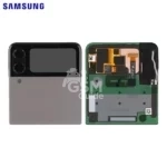 Afficheur Externe Original avec Cache Arrière Samsung Galaxy Z Flip 3 5G F711 (Supérieur) Gris