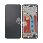 Écran tactile d'origine avec cadre pour Honor Magic 4 Lite 5G/Magic 4 Lite 4G Noir Minuit