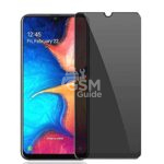 Film de protection hydrogel VWK privacy clear film Galaxy A20