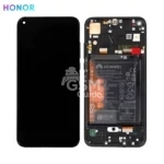 Écran complet d'origine avec cadre et batterie pour Honor View 20 Noir