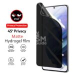 Film de protection hydrogel VWK privacy matte film Galaxy M10