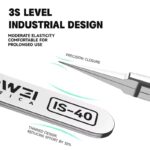 Luowei IS-40 Anti-magnetic High Hardness High Precision Flying Wire Tweezers – Image 2