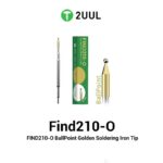 2UUL FD15 FIND210-0 BallPoint Golden Soldering lron Tip Fast Condactive for Phone Repair SMD IC Soldering Tools