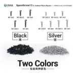 2UUL SC12 SpareScrew12 Phillips Screws for Android Phone Repairs (1200PCS/Pack) – Kit de vis cruciformes pour smartphones Android – Image 4