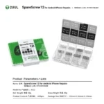 2UUL SC12 SpareScrew12 Phillips Screws for Android Phone Repairs (1200PCS/Pack) – Kit de vis cruciformes pour smartphones Android