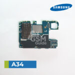 Carte Mère Samsung A34 5G 6Go/128Go Originale - Neuve & Cachetée