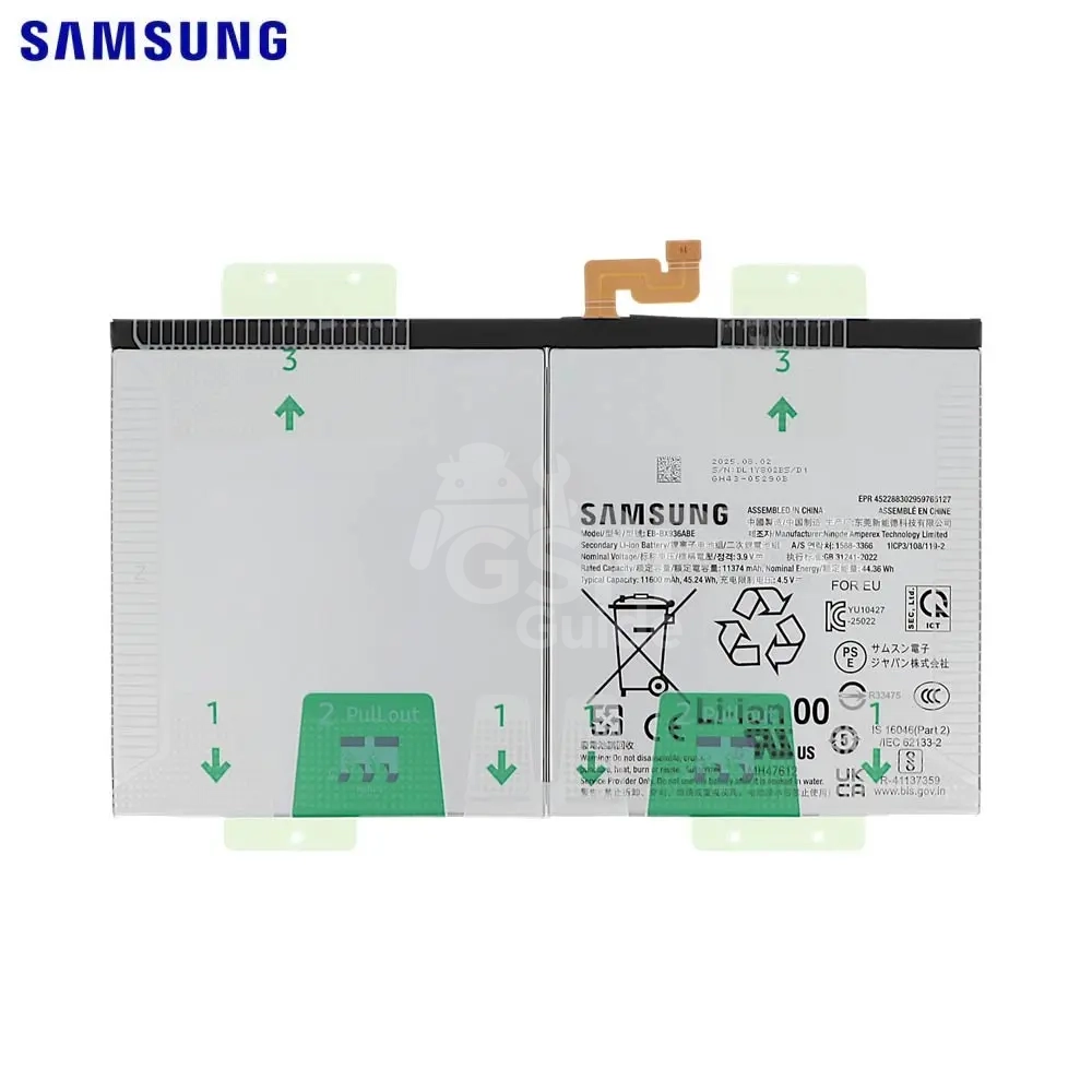 Batterie Originale Samsung Galaxy Tab S11 Ultra Galaxy Tab S11 Ultra 5G Batterie Originale Samsung Galaxy Tab S11 Ultra Galaxy Tab S11 Ultra 5G – Image 1
