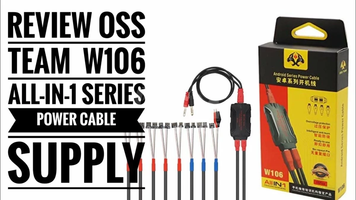 OSS TEAM cable d'alimentation 3 OSS TEAM W106 Câble d'alimentation tout-en-un Android – Image 1