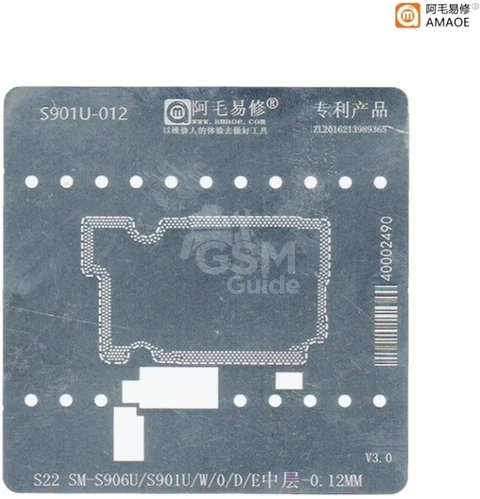 1-amaoe-s901u-012-middle-layer-bga-reballing-stencil-for-samsung-original-imahe2bznk3ccayt Amaoe BGA Reballing Stencil ZF ILP-3 – Image 1