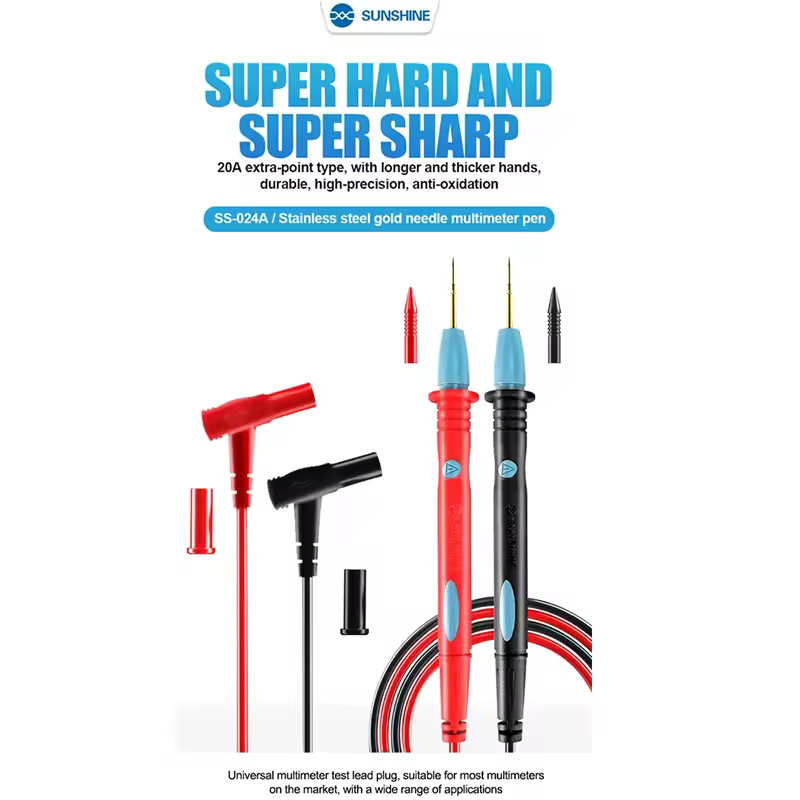 Haf2063b0a01c4d269c7042bd66ecd873P.jpg_960x960q75.jpg_ STAINLESS STEEL GOLD NEEDLE MULTIMETER PEN SUNSHINE SS-024A – Image 1