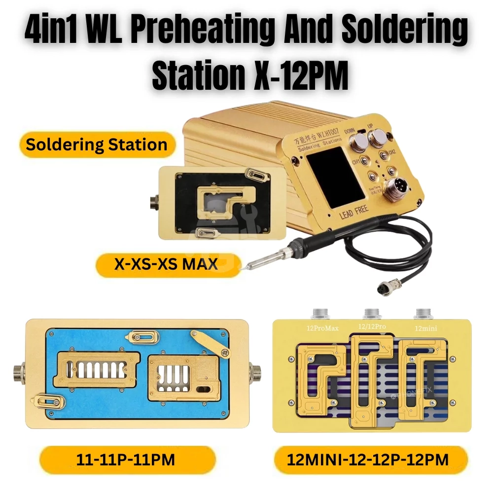 Preheating-Full-Station-X-14PM Station de soudage intelligente WL HT007 pour carte mère – iPhone X à 12 Pro Max – Image 1