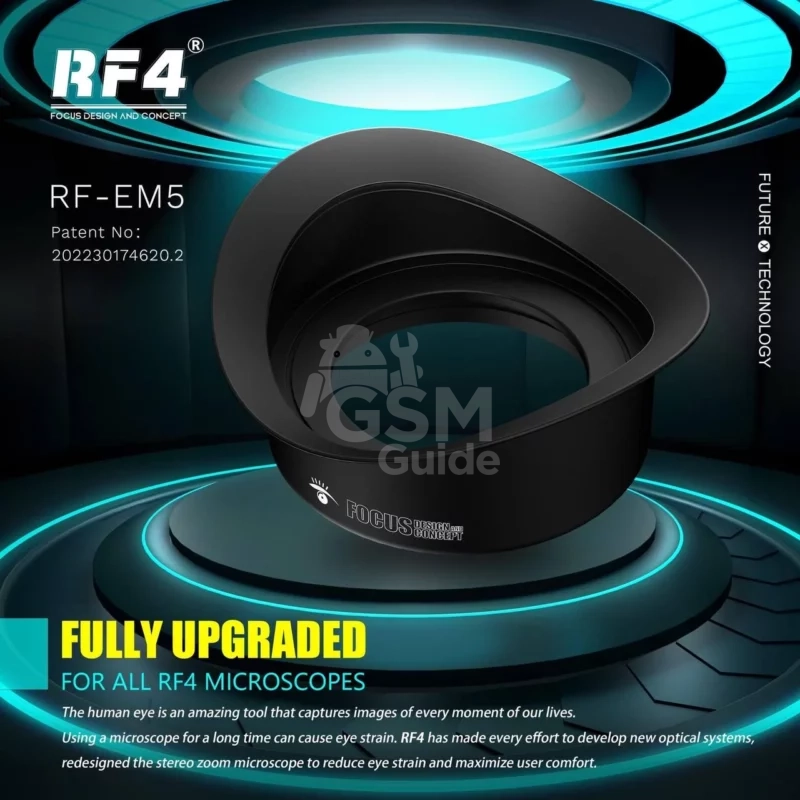 RF-EM5 Couvercle oculaire en caoutchouc RF4 pour microscope – Image 1