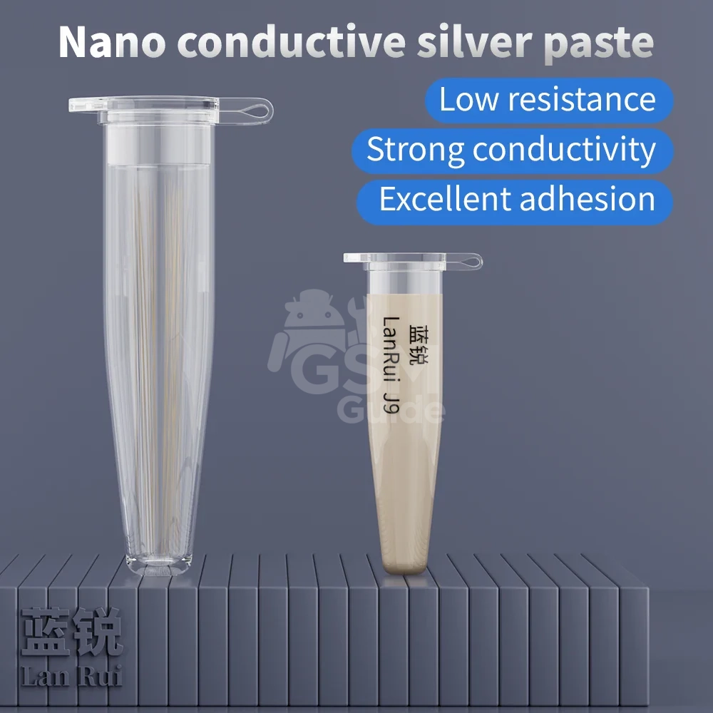 S8b45ab98957a457f8f6bc6e6d16939078 Lanrui J9 Nano Conductive Silver Paste - Precision Screen Line Repair Solution – Image 1