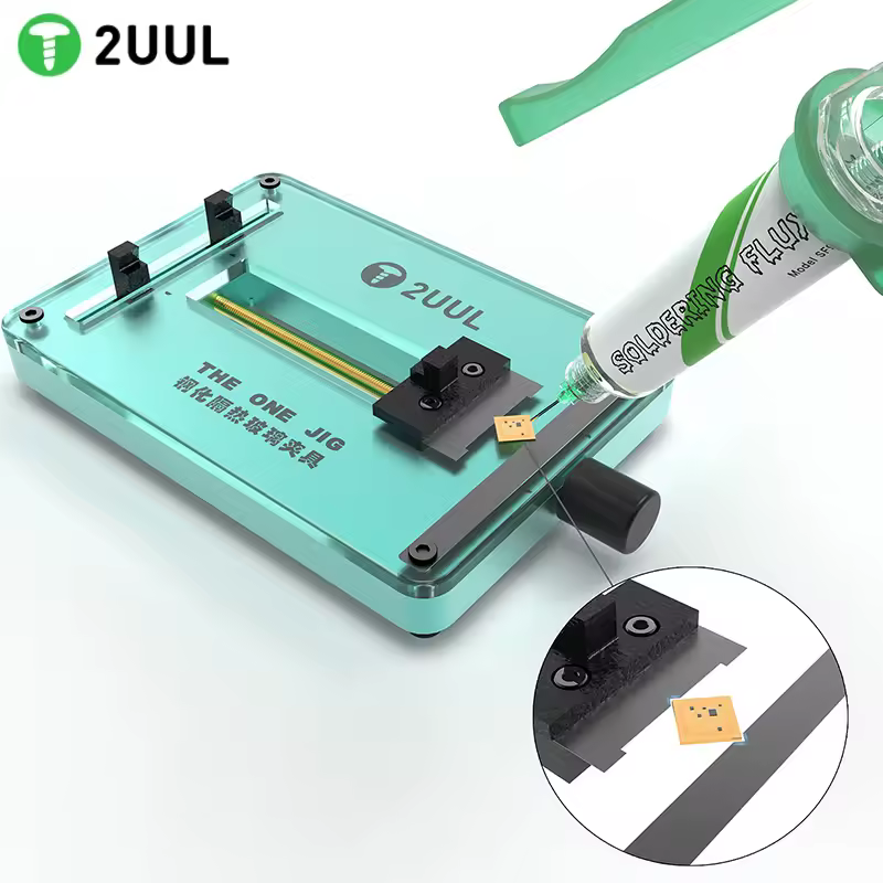 S8d985a281c7b4aeb8c0199b18ecd8697K.jpg_960x960q75.jpg_ Support 2UUL The One JIG en verre trempé pour cartes mères et puces CPU – Image 1