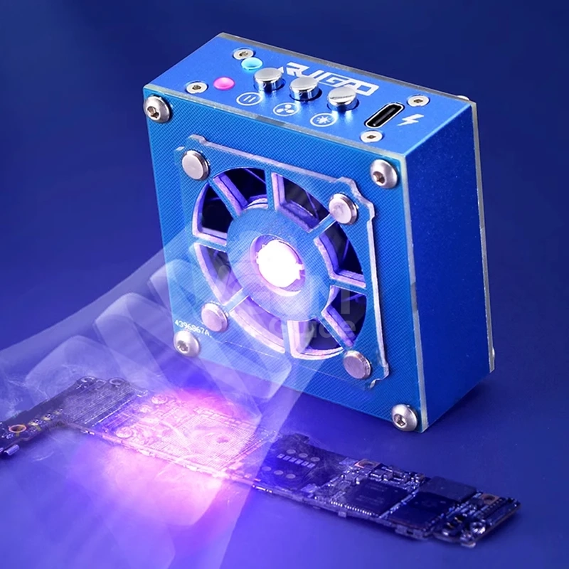 Sbdfd51fd89be4693b12bc56e65f59822u Multifunctional mini LED UV lamp, High-speed cooling fan – Image 1