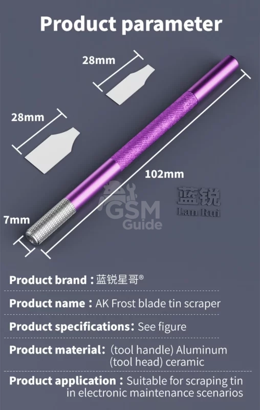 Sc295f2e2af974cf186ae1b68bfbf5033T Lanrui AK Frost Blade Non-Magnetic Ceramic Tin Scraper Set – Image 1