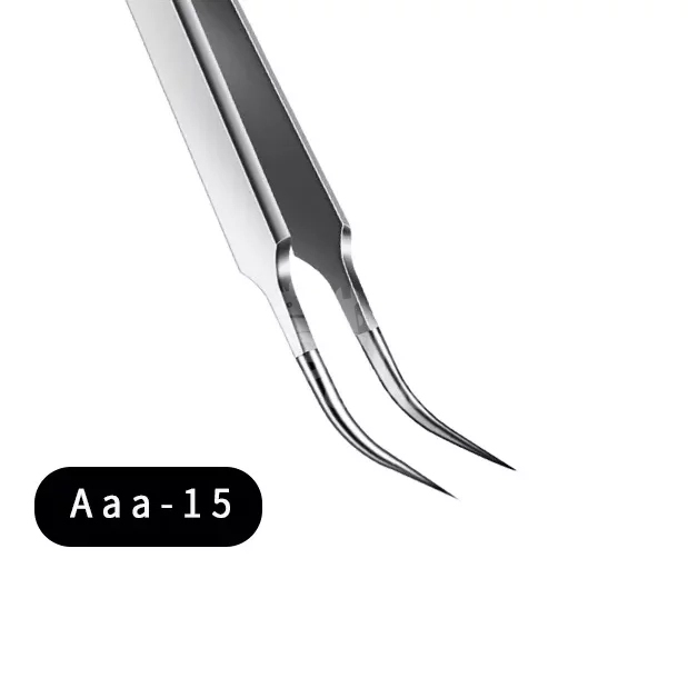 aaa152 Professional Advanced Tweezers Curved KINGMAX AAA15 – Image 1