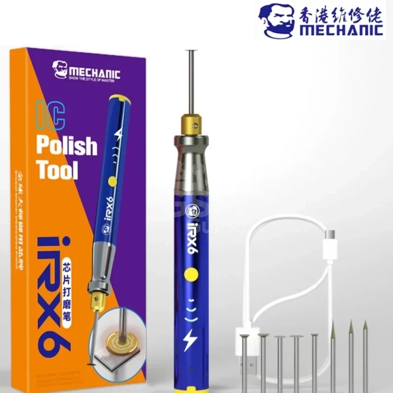 dfddd Mechanic IRX6 Mini Polishing Pen for IC Chip CPU Grinding and Glue Removal – Image 1