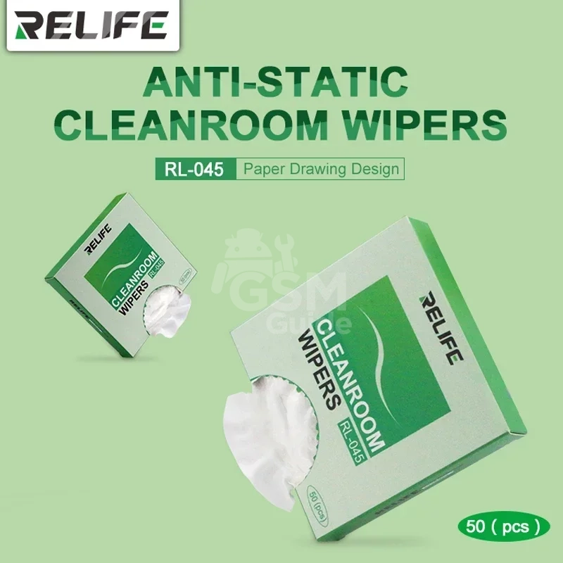 download-2025-01-25T165643.282 RELIFE RL-045 Anti-Static Cleanroom Wipers (50pcs) – Image 1