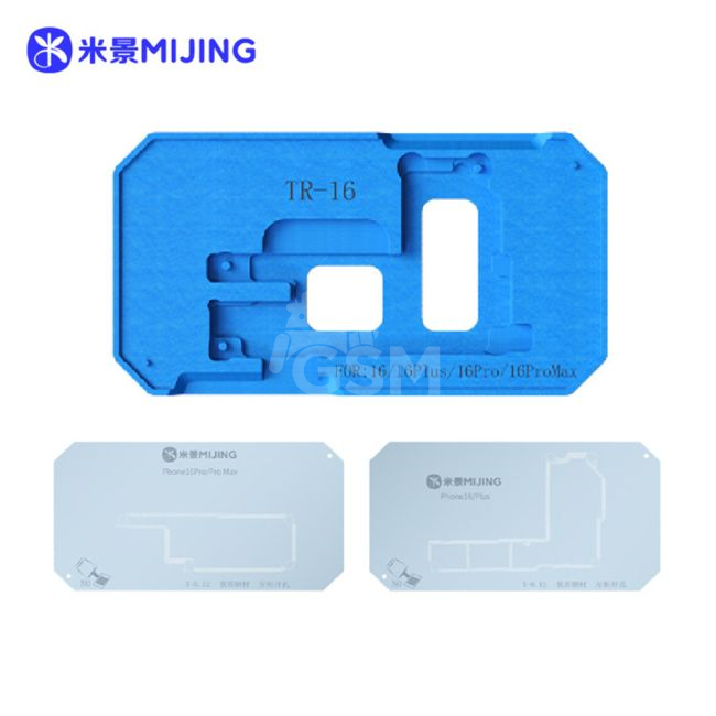 plaquette-de-rebillage-carte-mere-mijing-iphone-16-16-plus-16-pro-16-pro-max-z20-pro-1 MiJing Z20 Module For iPhone 16/16plus/16pro/16pro max Middle Layer Motherboard Reballing Soldering Platform With Stencil – Image 1