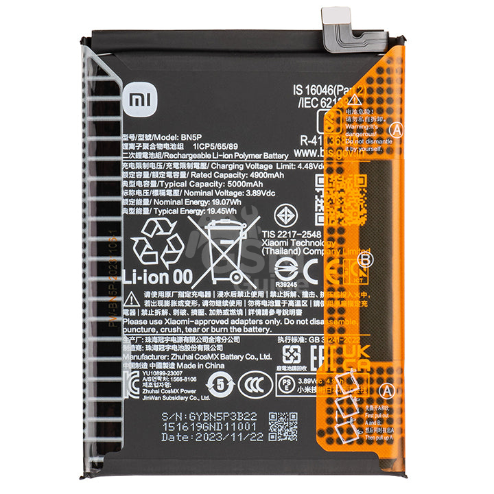 1211 Batterie Premium Xiaomi Redmi Note 13 5G/Redmi Note 13 4G – Image 1