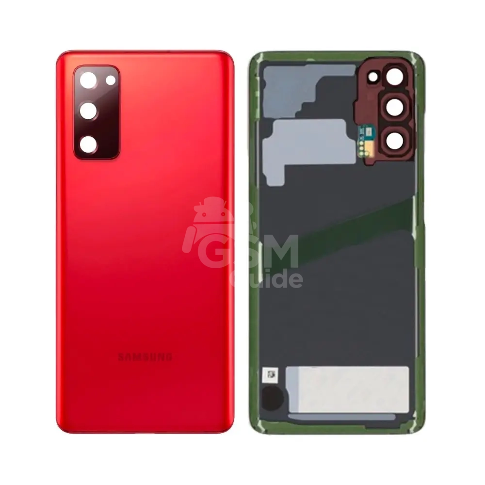 30786 Coque arrière premium Samsung Galaxy S20 FE 5G/Galaxy S20 FE 4G Rouge – Image 1